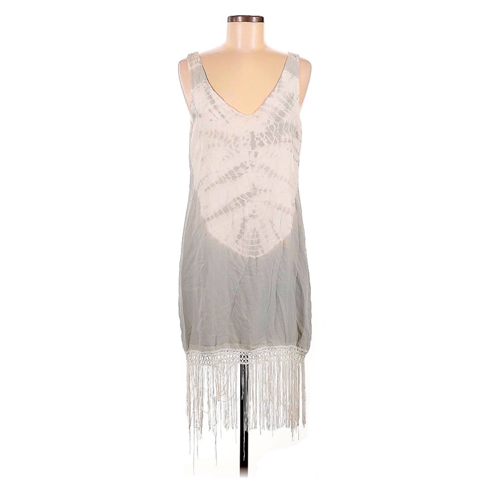 🆕 Gypsy 05 Gray & White Tie Dye Dress